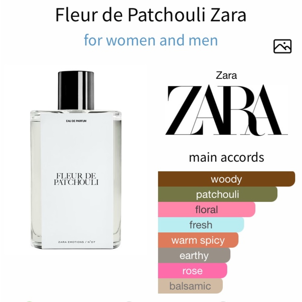Zara Fleur de Patchouli rollerball